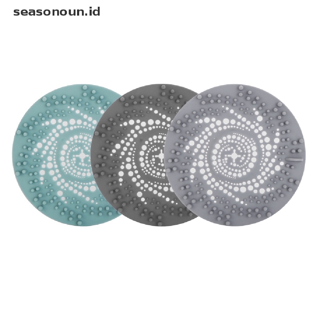 【seasonoun】 Round Hair Filter Sink Anti-blocking Strainer Bathtub Shower Floor Drain Stopper .