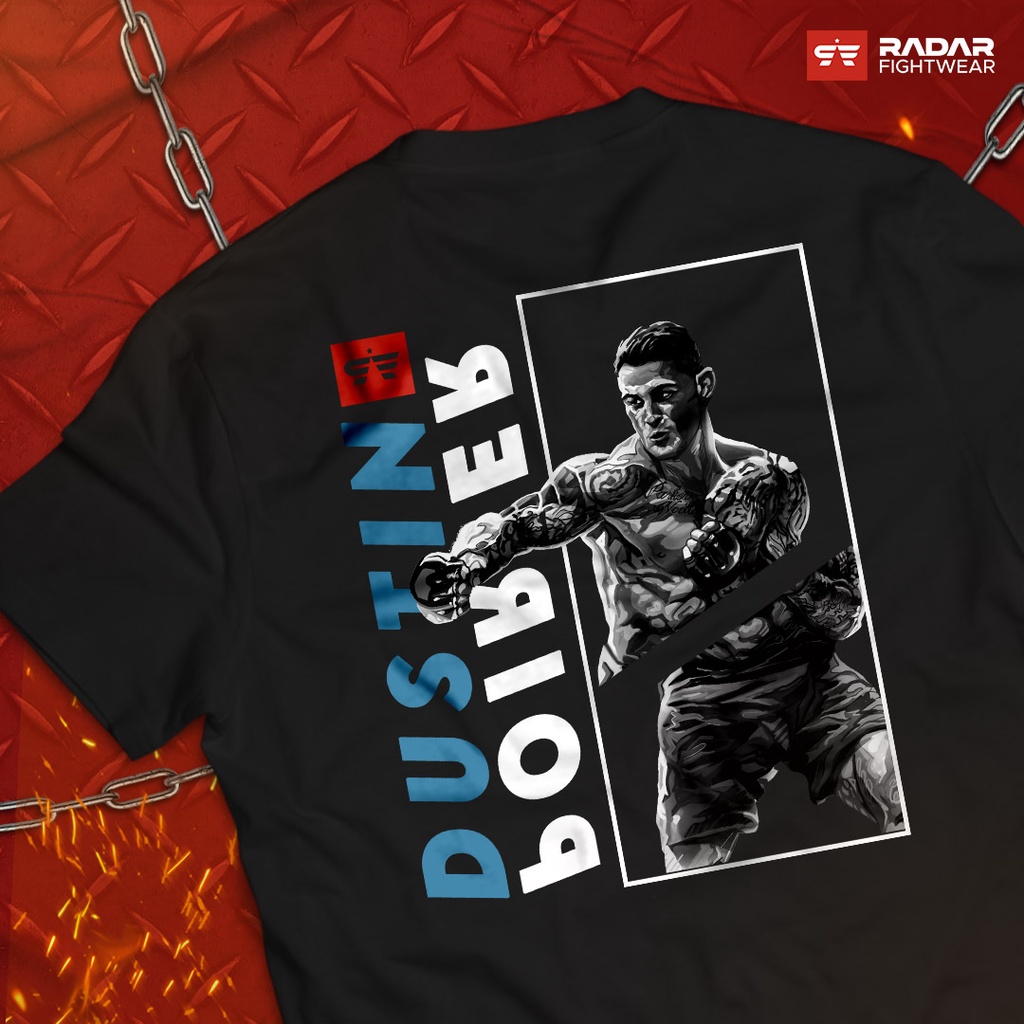 DUSTIN POIRIER Kaos MMA UFC Ultimate Fighting Championship Radar Fightwear Tshirt Premium