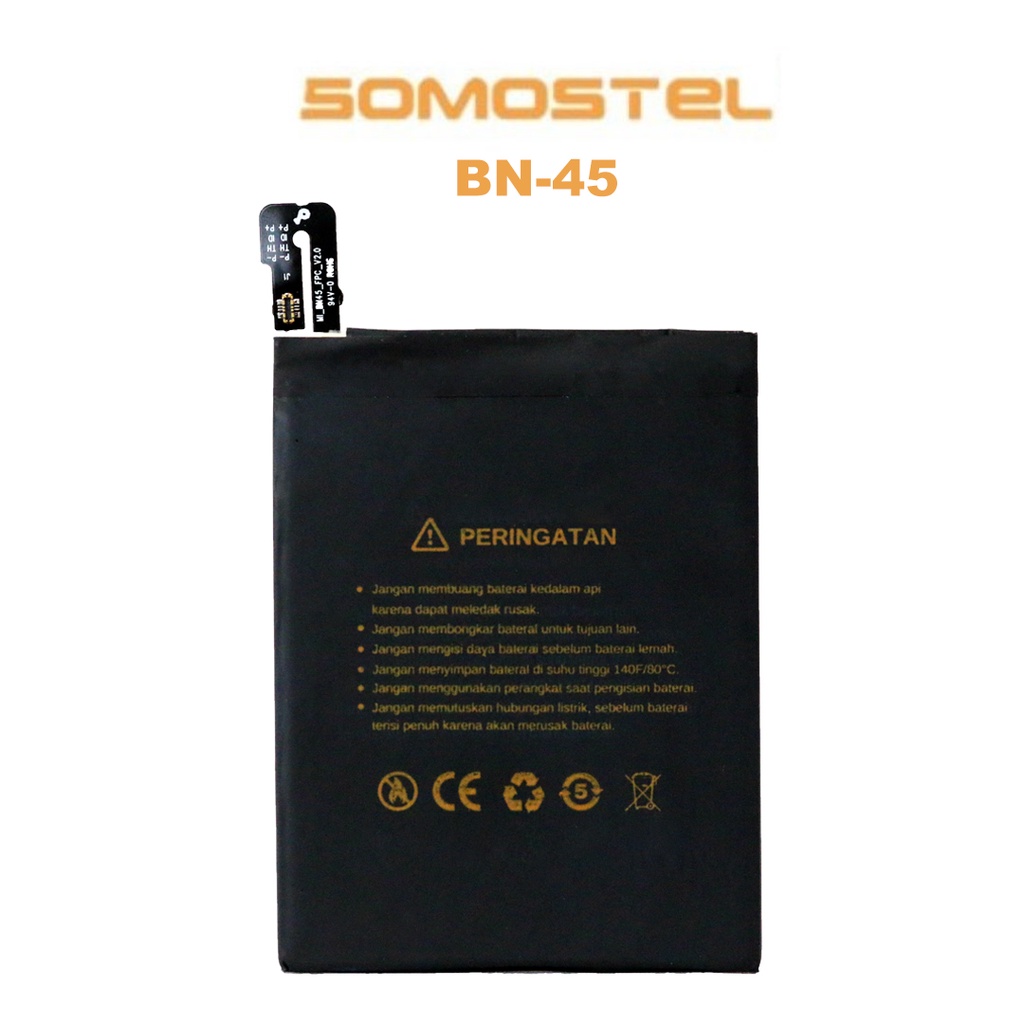 Somostel - BN45 Redmi Note 5 / Redmi Note 5 Pro Batre Batrai Baterai