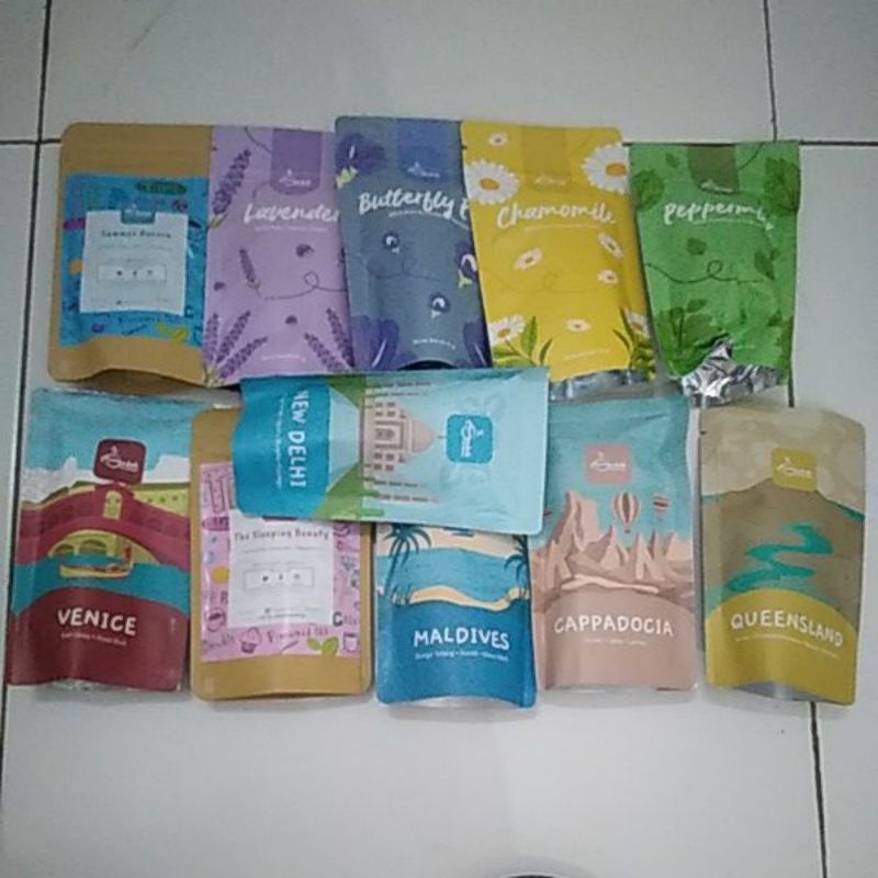 

teh herbal berbagai jenis bunga