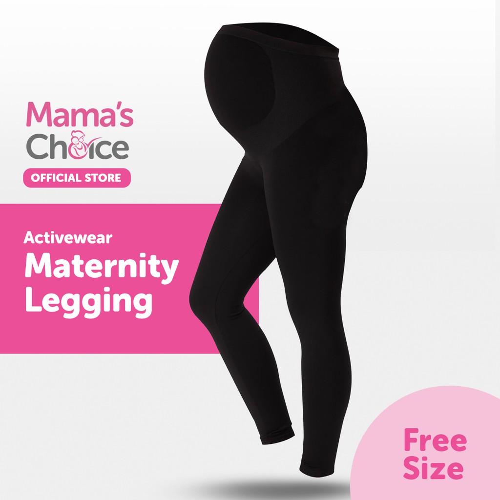 Celana Legging Hamil | Active-wear Maternity Legging Mama's Choice-Black