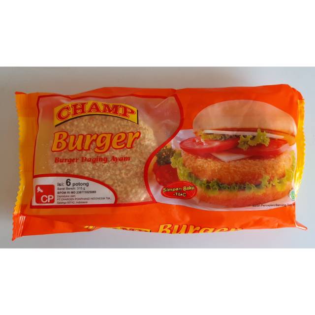 

CHAMP burger isi 6 315 gr