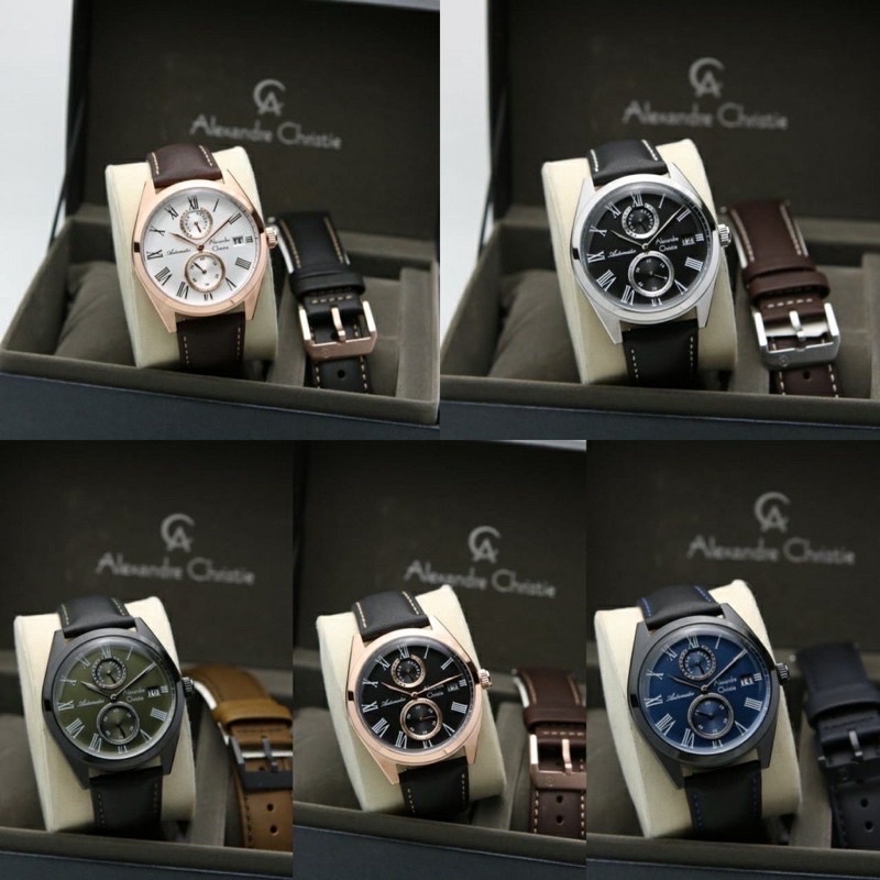 Jam Tangan Pria/Cowok Alexandre Christie AC 3040 Automatic.Original Garansi Resmi 1 Tahun