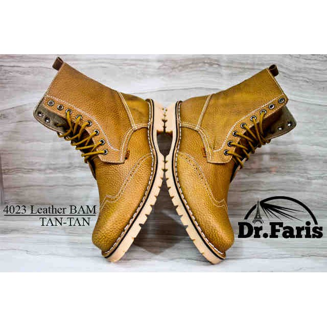 Sepatu Boot Dr. Faris  Genuine Leather 100% Original