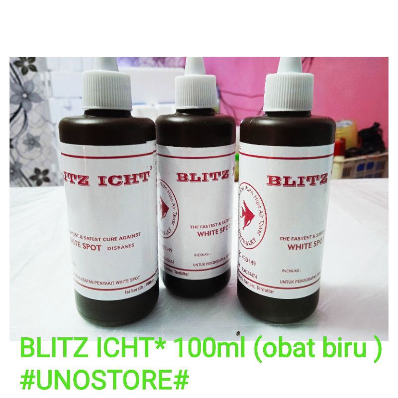 BLITZ ICHT 100ml/OBAT BIRU BLITS ICHT BIRU