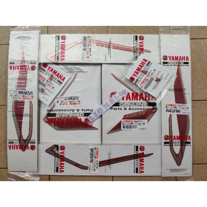 LIS BODY AEROX S KEYLESS - STRIPING BODY AEROX S KEYLESS FOR MERAH DOFF