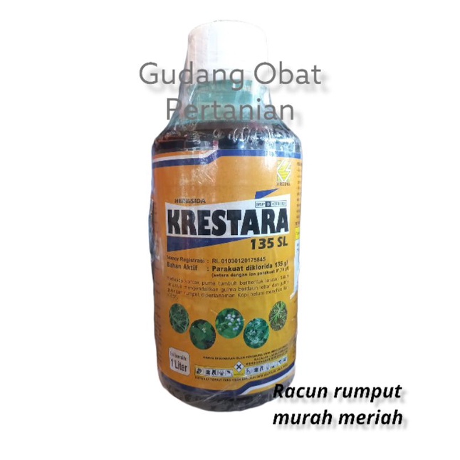 KRESTARA 135 SL/Herbisida Kontak/Racun rumput krestara/racun rumput pembakar