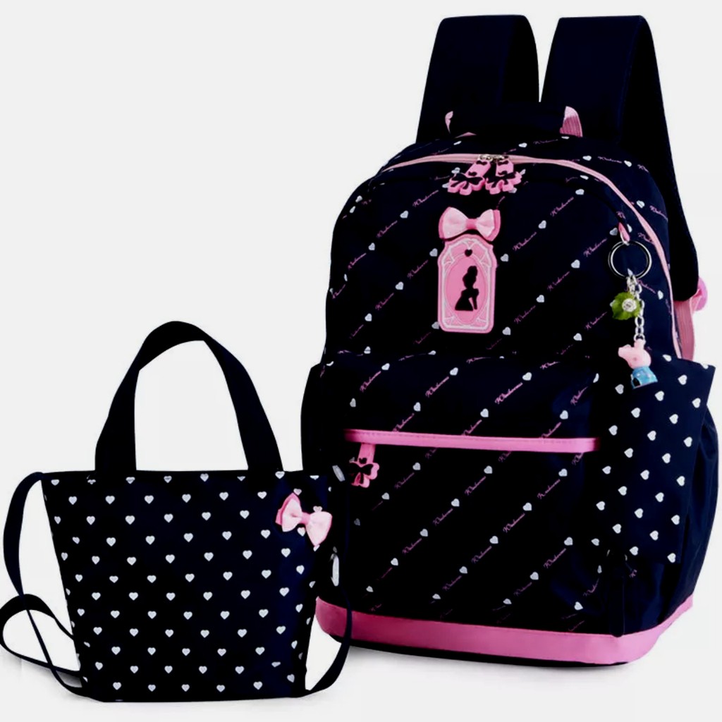 Tas Ransel Perempuan Dewasa/ Anak Sekolah Tas Mirror Backpack Multifungsi