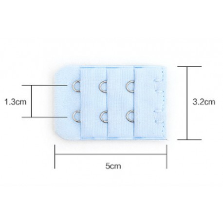 BRA Extension Perpanjangan Lingkar BH 2 KAIT Alat Sambung BRA Extender 2 hook Babymaniashop