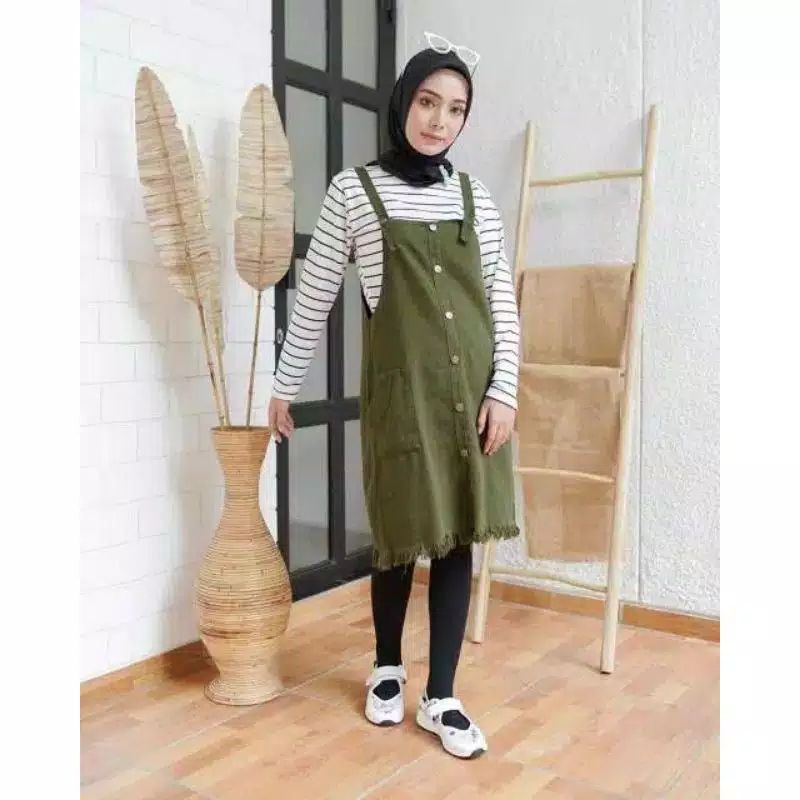 OVERALL JEANS WANITA TERMURAH (NO INNER)| OVERAL DENIM TERBARU