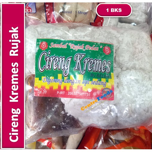 

Cireng Kremes Sambal Rujak | Isi 20 Pcs [ Harga Per BKS ]