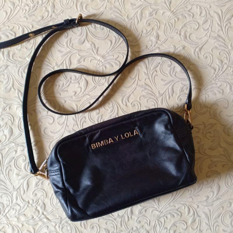 tas bimba y lola leather preloved