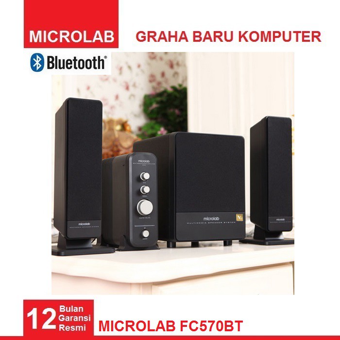 Microlab FC570BT 60 Watt RMS Wireless Bluetooth Multimedia Speaker