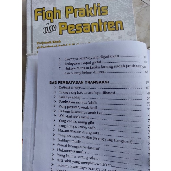 

barang ready silahkan,,, Buku fikih praktis, fiqh terjemah takrirotus sadidah bab muamalah kualitas