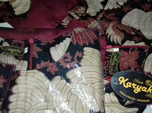 Baju Gamis Batik Couple Muslim Keluarga Gaun Pakaian Wanita Remaja Kebaya Fashion Perempuan Terbaru