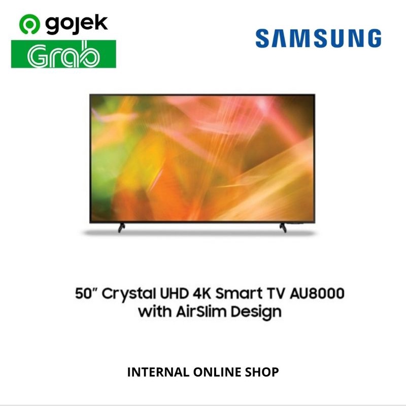 Samsung 50&quot; Crystal UHD 4K Smart TV AU8000 Garansi Resmi