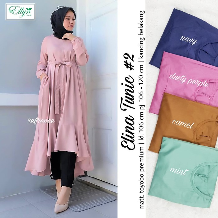 Baju Muslim Elina Tunik #2 JN17