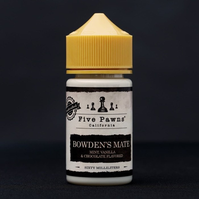 five pawns bowdens mate 3mg 6mg 12mg 60ml liquid vape vapor