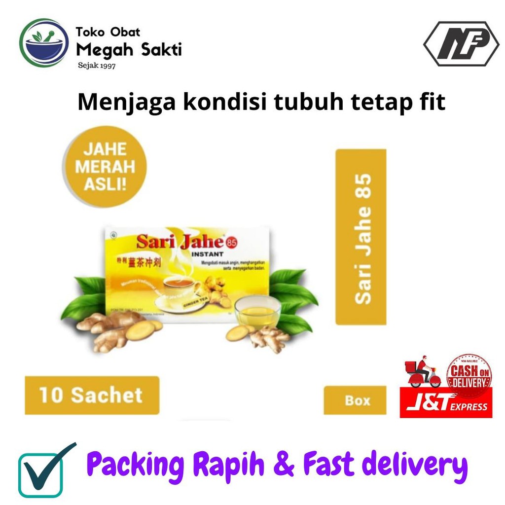 

Sari Jahe 85 (Ginger Tea) - Teh Penghilang Masuk Angin, Hangat & Segar