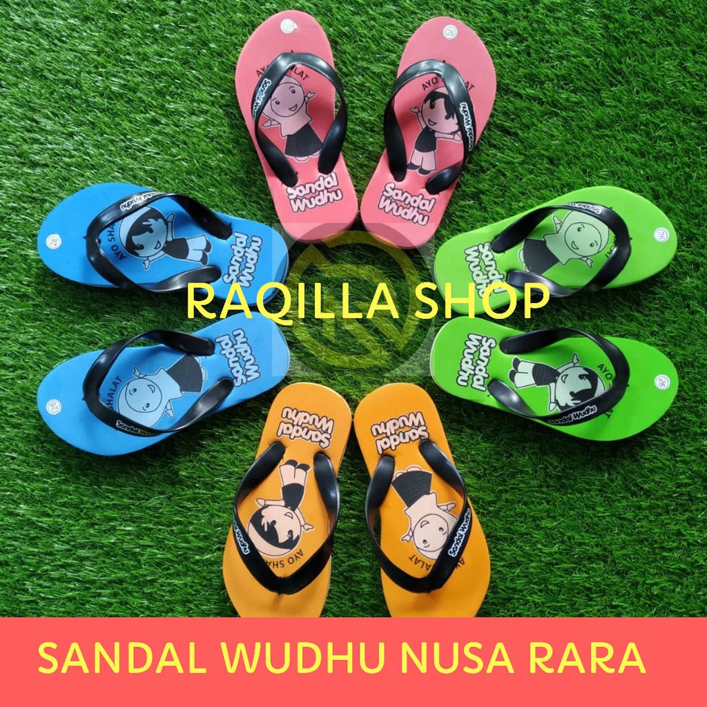 Terlaris Paket 10 pasang/set Sandal Wudhu Anak NUSA RARA sendal wudhu anak