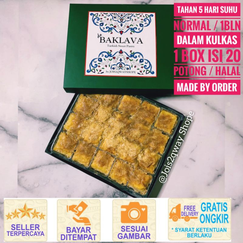 

Turkish Baklava / Makanan Ringan / Arabic sweets