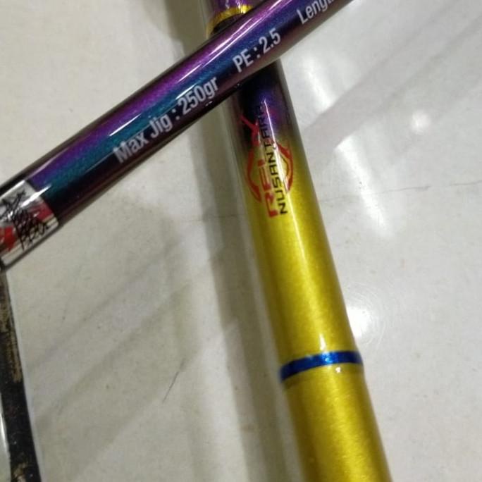 Joran Relix Nusantara Gindara Slow Jigging PE 2.5 slow jigging rod