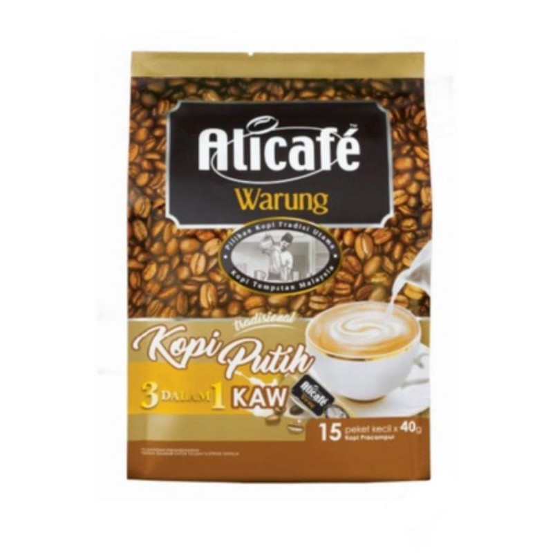 

ALICAFE Warung Tradisional Kopi Putih 3in1 15 sachets/Import