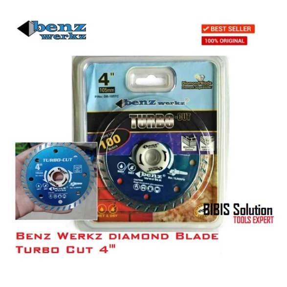 BENZ Mata Gerinda Potong Keramik Granit Marmer Diamond Wheel TURBO CUT Mata Gerinda Gurinda Granit