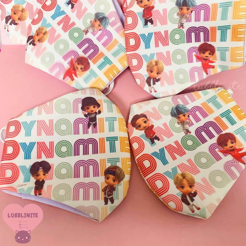 (REJECT) Masker BTS Dynamite Tiny Tan