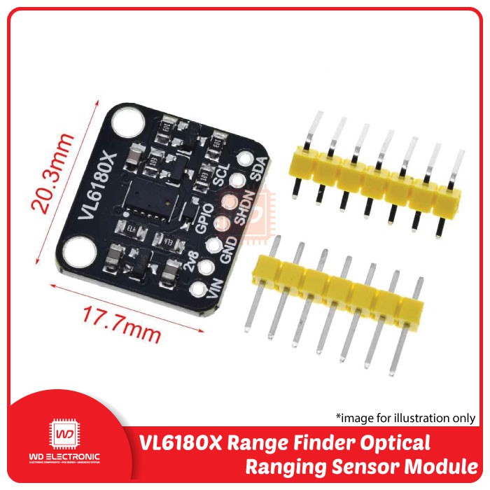 VL6180X Range Finder Optical Ranging Sensor module