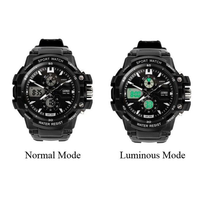 Jam Tangan Pria Army Tentara SKMEI 0990 Original Anti Air 50M