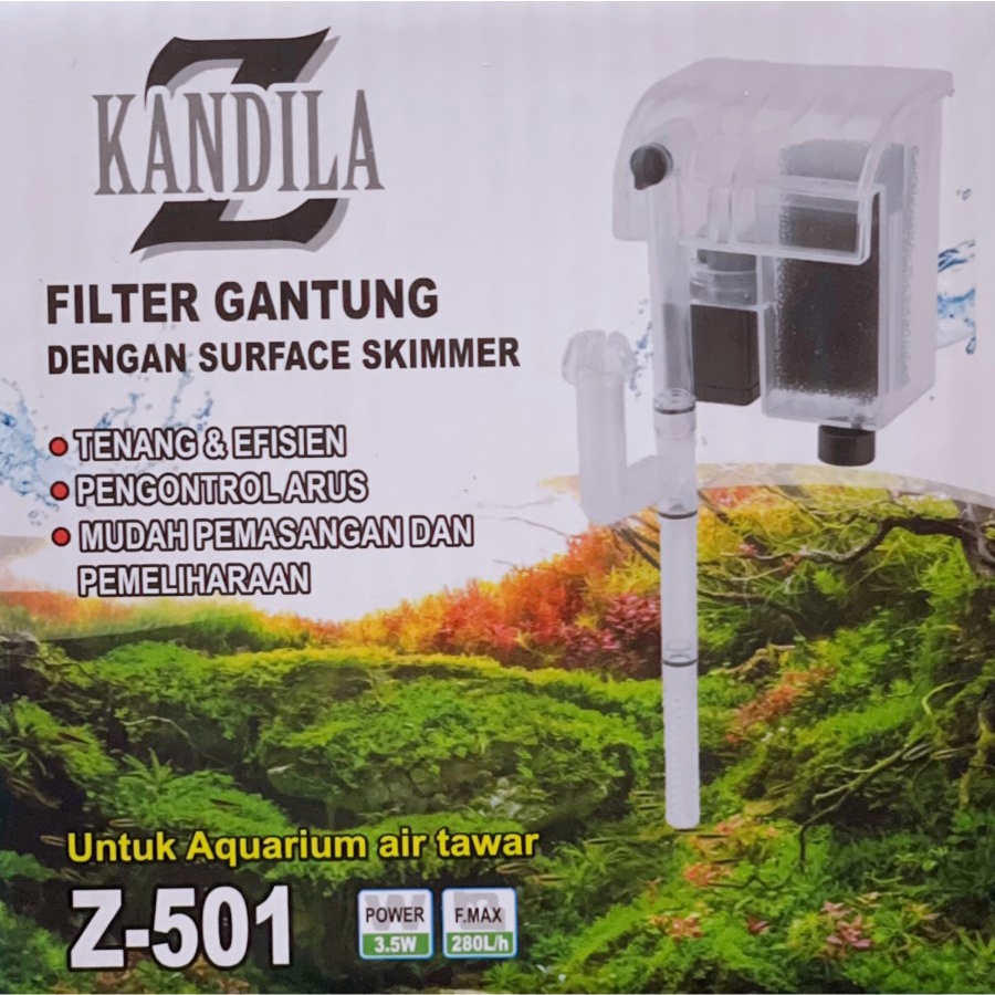 FILTER GANTUNG AQUARIUM SKIMMER KANDILA KD 501Z