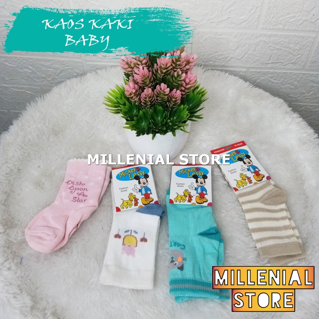 BABY SHOCK KAOS KAKI BABY 1 -3 TAHUN KAOS KAKI BAYU LUCU