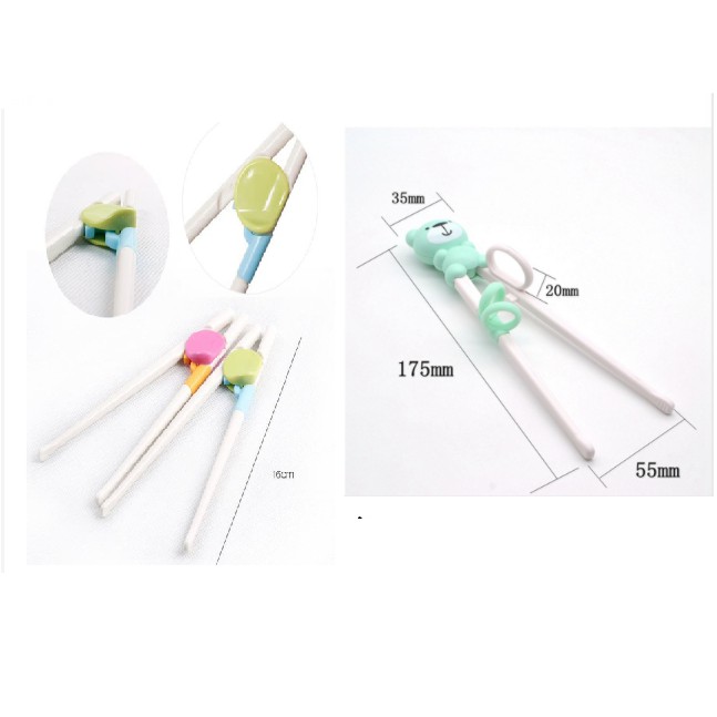 BSS Training Chopstick Bear Sumpit Belajar Anak &amp; Balita Makan Mie Noodle