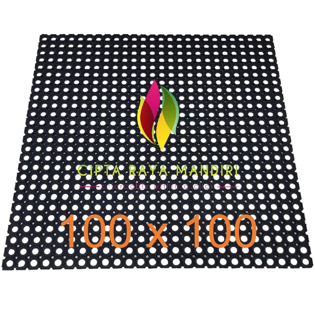 Keset Karpet Karet Anti Slip Kamar Mandi 100 x 100