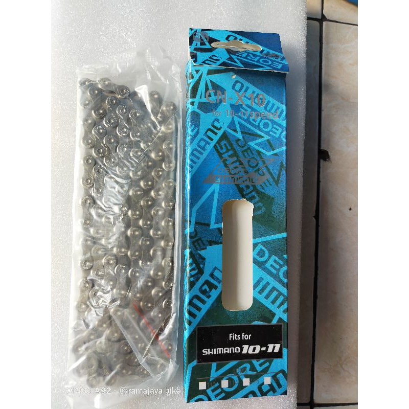 Rantai Shimano 10-11 speed chroom rantai sepeda
