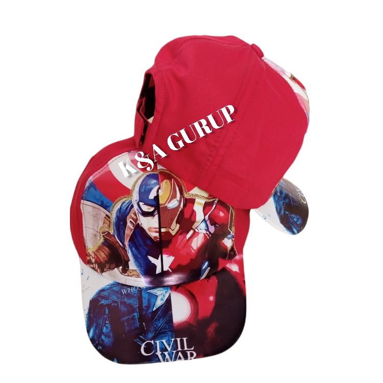 Topi Baseball Anak Laki Laki Superhero/ Topi Anak Laki-Laki / Topi Anak Karakter