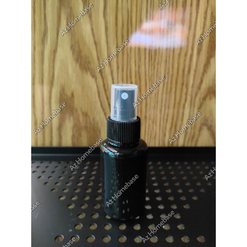 Botol Spray Round 60ml Hitam Spray Hitam - Botol Round Hitam 60 ml - Botol Tubular Hitam 60ml