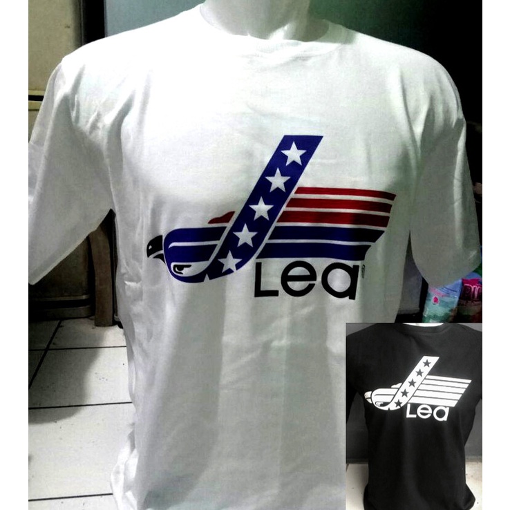 Kaos TShirt LEA JEANS/Baju Pria Trendy/Pakaian Distro/Fashion Sporty