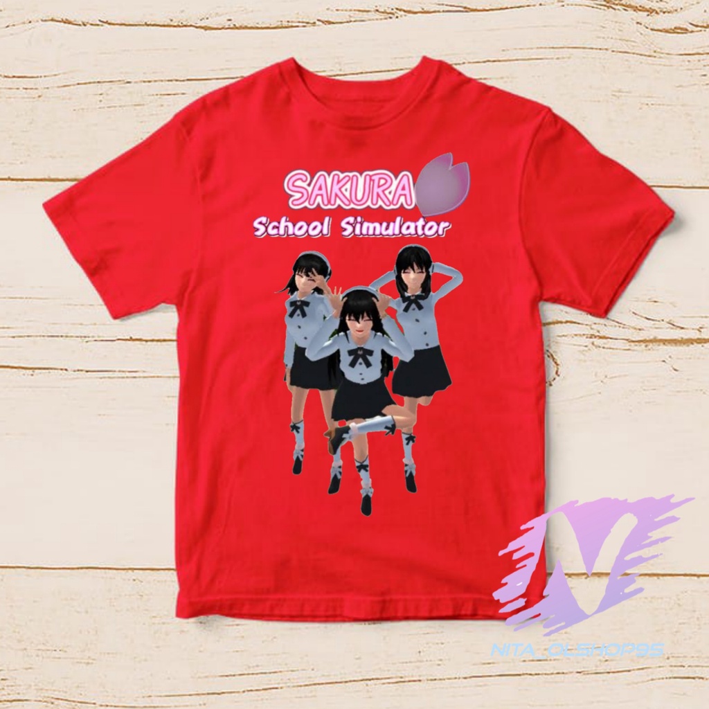 baju kaos anak sakura school simulator kaos sakura