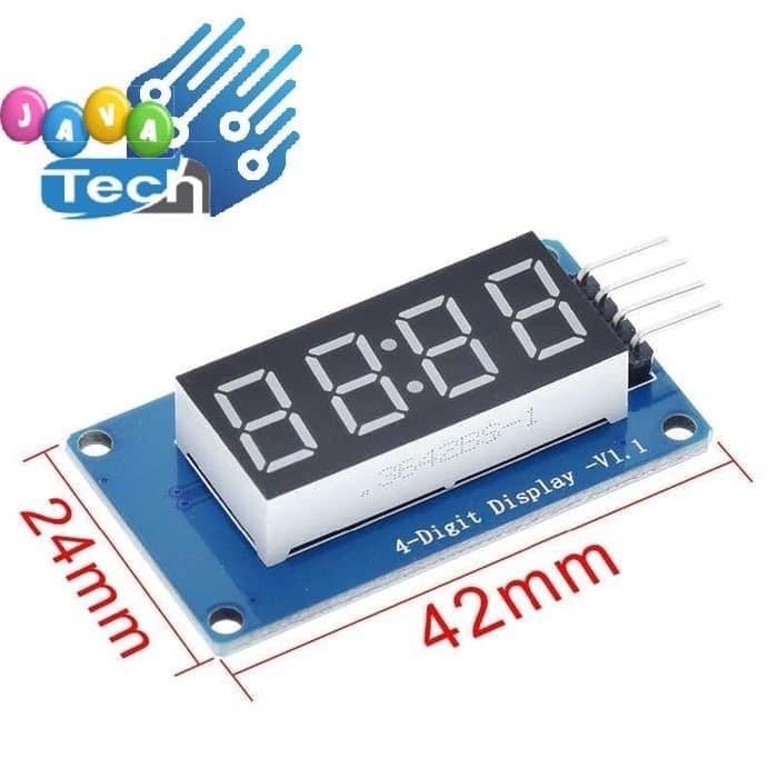 4 Bits Digital Tube LED Display Module With Clock Display TM1637 for A