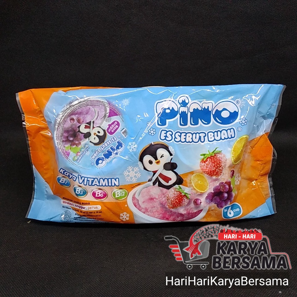 

PINO ICE CUP ASSORTMENT FLAVOUR PACK 6'S X 75ML