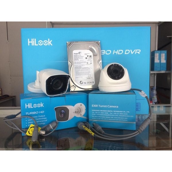 Jual Paket CCTV 2 Kamera 4 Channel Hilook 2MP Shopee Indonesia