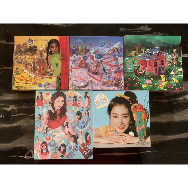 IRENE RED VELVET ALBUM ONLY UNSEALED COVER REVE FESTIVAL DAY 1, DAY 2, FINALE, ROOKIE, SUMMER MAGIC