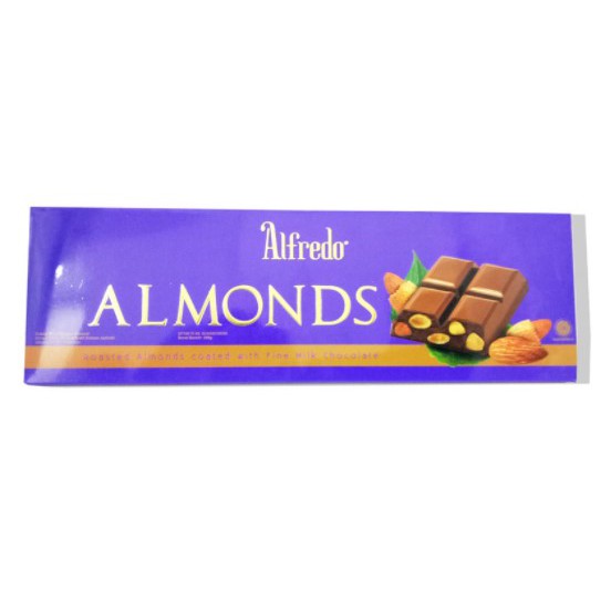 

Coklat Alfredo Almond Bar 300gr / Cokelat Alfredo