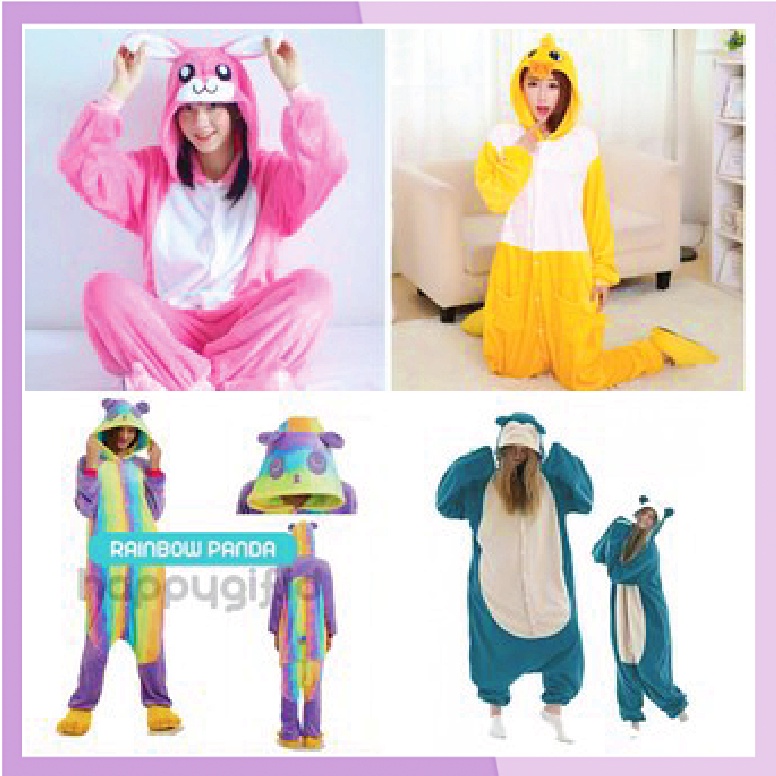 KIGURUMI KOSTUM ONESIE BAJU PIYAMA KARAKTER DEWASA 2