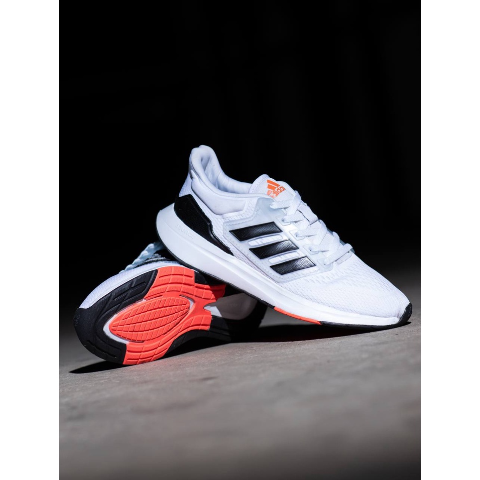 ADIDAS EQT21 WHITE BLACK SOLE ORANGE