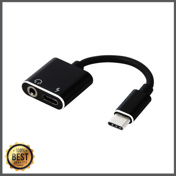 TG-KK125 Adapter USB Type C to AUX 3.5mm Headphone + USB Type C - W1O33