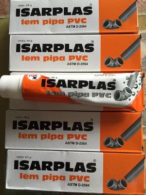 Lem Pipa PVC Isarplas Tube Sambungan Air Keran Kran Fitting Pipe Rucika Wavin Power Alderon dll