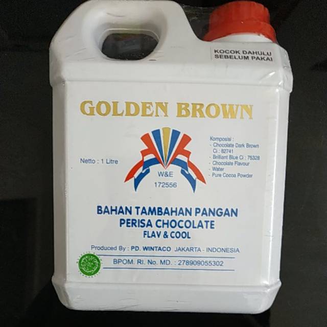 

Golden Brown Chocolate Flavour & Color 1 Liter